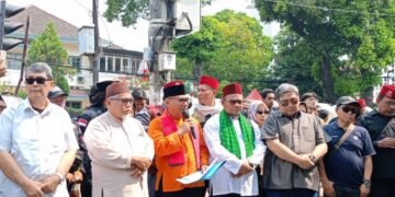 Poros Jakarta Gelar Doa Pilkada Damai di Depan KPU