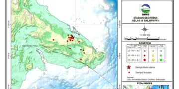 | Foto: ANTARA/HO-Pusat Gempa Bumi dan Tsunami BMKG