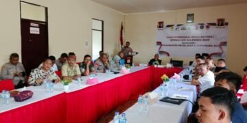 Amankan Nataru Polres Bursel Gelar Rapat Lintas Sektoral