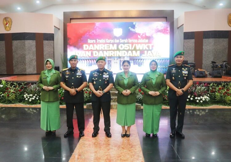 Sertijab bertempat di Aula Sudirman  Makodam Jaya, Jln. Mayjen TNI Sutoyo, Cililitan, Jakarta Timur, Jumat  (24/1/2025).