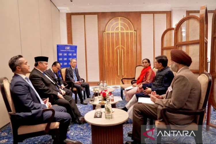 Prabowo saat kunjungan ke India, foto ant/ist/