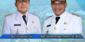 LHM-GES Resmi Dilantik Prabowo sebagai Bupati dan Wabup Bursel