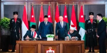 Menag RI dan Dua Menteri Yordania Jalin Sinergi Bidang Wakaf dan Pendidikan Disaksikan Presiden Prabowo